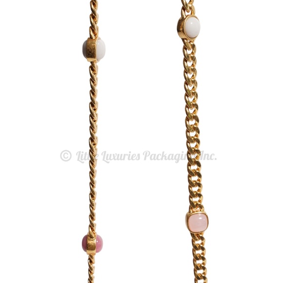 NWT Authentic Chanel Fuchsia Pink Leather Vanity Case Handbag with Jeweled Chain - Picture 11 of 16